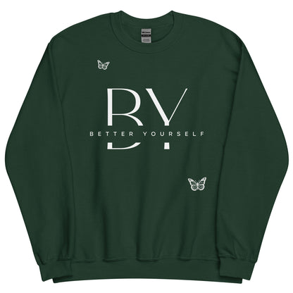 BY Crew Neck Sweatshirt Special Butterfly Edition