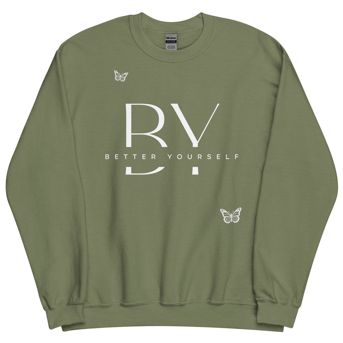 BY Crew Neck Sweatshirt Special Butterfly Edition